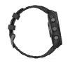 Montre Garmin Fenix 8 AMOLED Acier Gray Bracelet Noir 47mm 