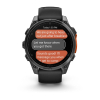 copy of Montre Garmin Fenix 7 Pro Sapphire Solar Edition Carbone Gris DLC Titane Bracelet Noir