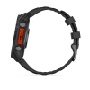 Montre Garmin Fenix 8 AMOLED Acier Gray Bracelet Noir 47mm 