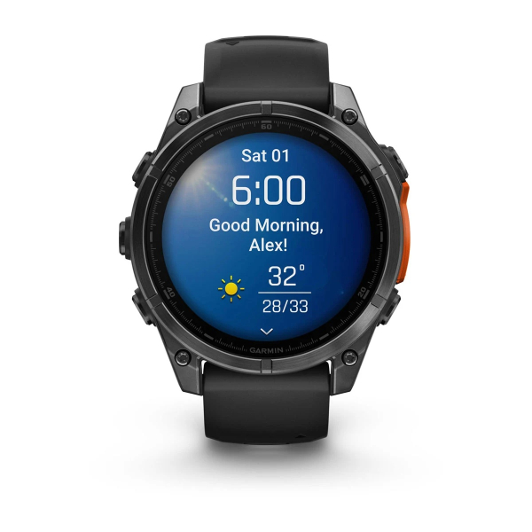 copy of Montre Garmin Fenix 7 Pro Sapphire Solar Edition Carbone Gris DLC Titane Bracelet Noir