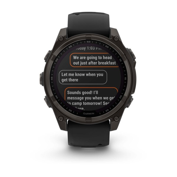 copy of Montre Garmin Fenix 7 Pro Sapphire Solar Edition Carbone Gris DLC Titane Bracelet Noir