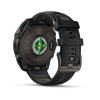 Montre Garmin Fenix 8 Solar Sapphire Titane Bracelet Noir 47mm 