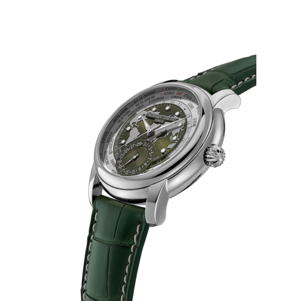 Montre Frederique Constant Manufacture Classic Worldtimer Cadran Vert