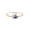 Bague La Marquisette Giulia Tanzanite En Or Rose 18 Carats