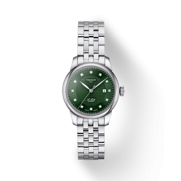 Montre Tissot Le Locle Automatic Lady Cadran Vert Bracelet Acier