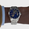 Montre Hamilton Jazzmaster Open Heart Auto Cadran Bleu Bracelet Acier