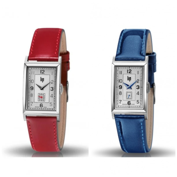 Duo de Montres LIP 18 Churchill Rouge & Bleu Quartz