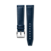 Bracelet Montre Longines Spirit 21mm Cuir Bleu Semi Mat