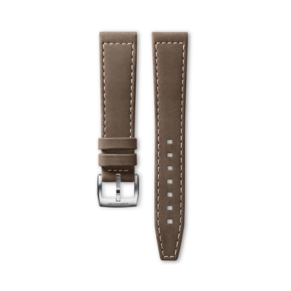 Bracelet Montre Longines Spirit 19mm Cuir Beige Mat