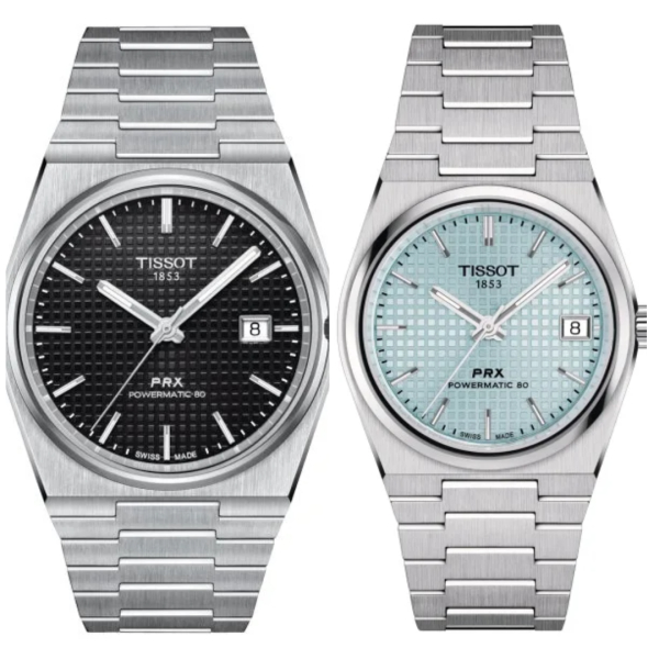 Duo de Montres Tissot PRX Noir & Turquoise