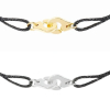 Duo de Bracelets Dinh Van Menottes R6.5 Or Jaune & Blanc