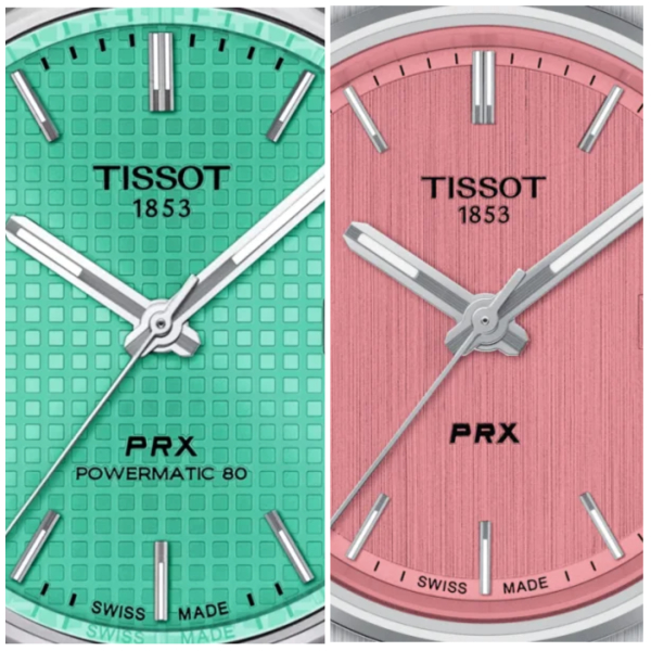 Duo de Montres Tissot PRX Verte & Rose