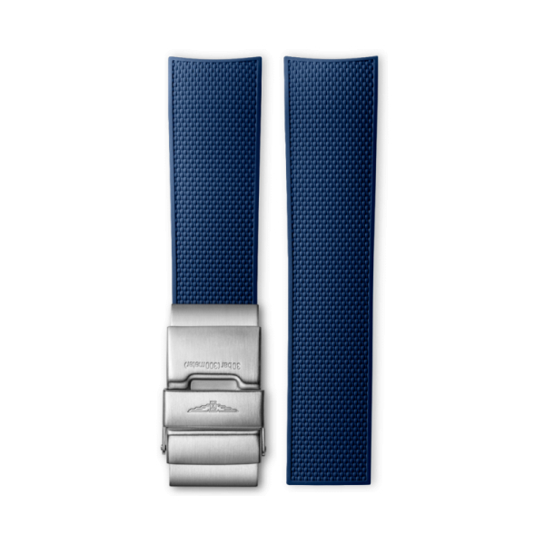 Bracelet Montre Longines Hydroconquest 21mm Caoutchouc Bleu