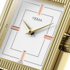 Montre Yema Radiance Dorée Quartz Cadran Email Blanc