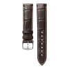 Bracelet Montre Longines Master Collection 19mm Cuir Alligator Marron Mat