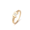 Bague Tom G Moderne Or Jaune Diamants 0.52ct