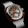 Montre Briston Clubmaster Regatta Cadran Noyer Bracelet Nato Blanc