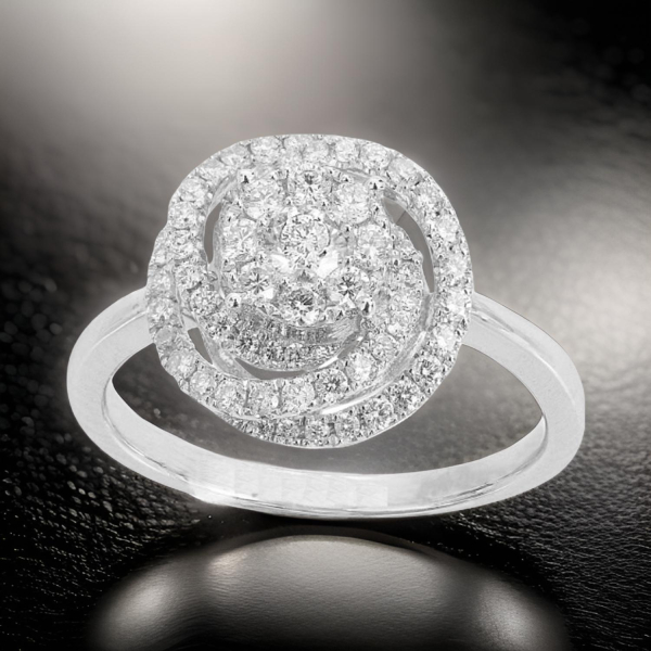 copy of Bague Daniel Gerard Smart Baguette Or Rose & Diamants