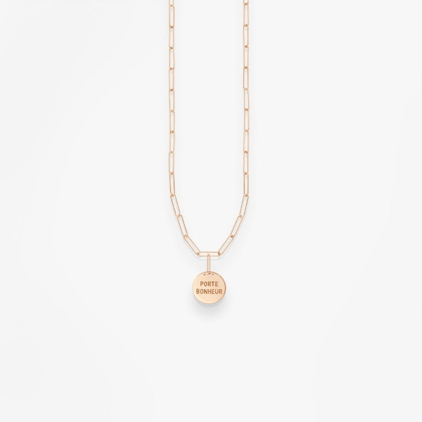 Collier Vanrycke Shaman Good Karma Or rose 18k 42cm