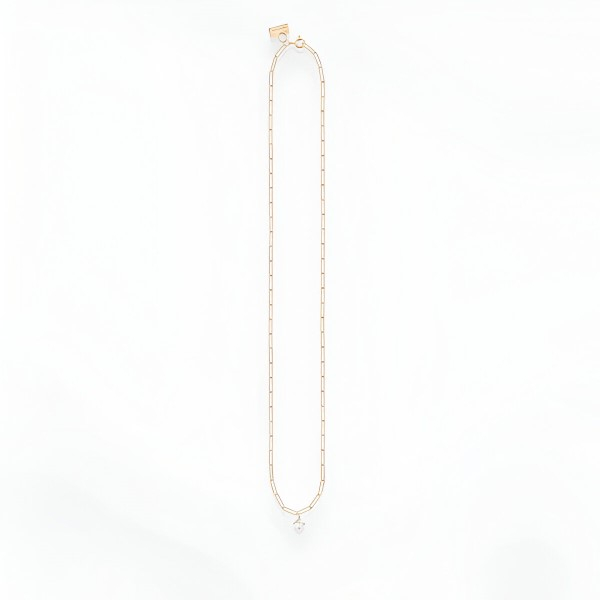 Collier Vanrycke Shaman Diamant Or rose 18k 42cm