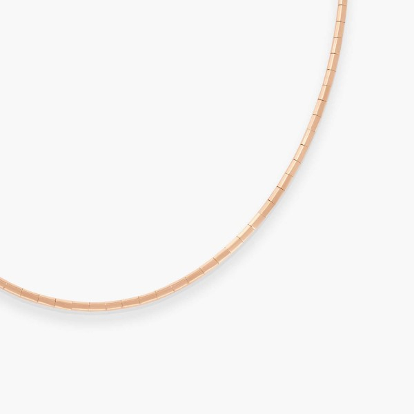 Collier Elastique - Bracelet triple Vanrycke Or Rose 18k 52cm