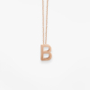 Collier Vanrycke ABÉCÉDAIRE "B" Or rose 18k