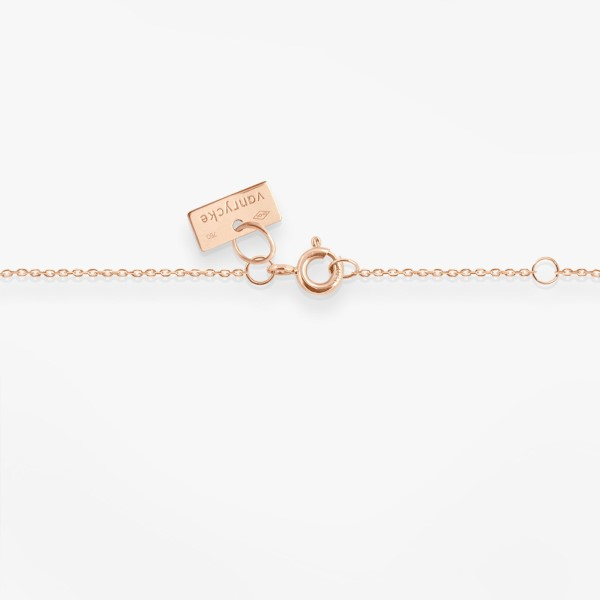 Collier Vanrycke ABÉCÉDAIRE "B" Or rose 18k