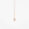 Collier Vanrycke ABÉCÉDAIRE "B" Diamant Or rose 18k 