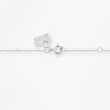 Collier Vanrycke ABÉCÉDAIRE "B" Diamant Or Blanc 18k 