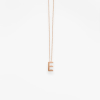 Collier Vanrycke ABÉCÉDAIRE "E" Or rose 18k