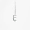 Collier Vanrycke ABÉCÉDAIRE "E" Diamant Or rose 18k