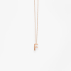 Collier Vanrycke ABÉCÉDAIRE "F" Or rose 18k