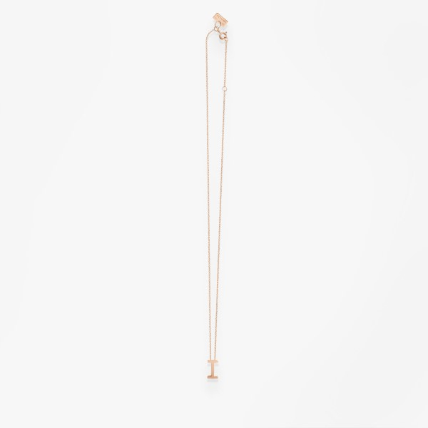 Collier Vanrycke ABÉCÉDAIRE "I" Or rose 18k