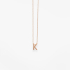 Collier Vanrycke ABÉCÉDAIRE "K" Or rose 18k