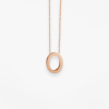 Collier Vanrycke ABÉCÉDAIRE "O" Or rose 18k