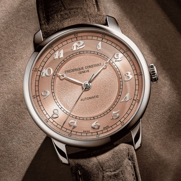 Montre Frédérique Constant Classics Première "Europe Edition" Automatique cadran saumon