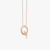 Collier Vanrycke ABÉCÉDAIRE "Q" Diamant Or rose 18k