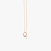 Collier Vanrycke ABÉCÉDAIRE "Q" Diamant Or rose 18k