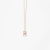 Collier Vanrycke ABÉCÉDAIRE "R" Or rose 18k