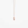 Collier Vanrycke ABÉCÉDAIRE "S" Or rose 18k