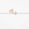 Collier Vanrycke ABÉCÉDAIRE "T" Or rose 18k