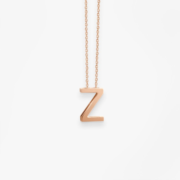 Collier Vanrycke ABÉCÉDAIRE "Z" Or rose 18k