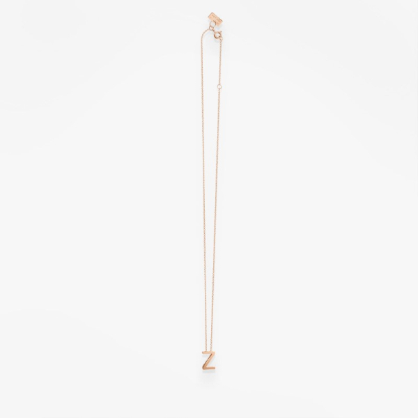 Collier Vanrycke ABÉCÉDAIRE "Z" Or rose 18k