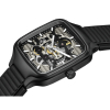 Montre Rado True Square Automatic Skeleton 38mm Bracelet Caoutchouc