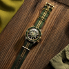 Montre Rado Captain Cook Automatic Chronographe Cadran Vert PVD Jaune