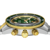 Montre Rado Captain Cook Automatic Chronographe Cadran Vert PVD Jaune