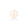 Boucle Oreille Ginette NY Solo Peace & Love Or Rose