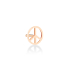 Boucle Oreille Ginette NY Solo Peace & Love Or Rose