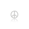 Boucle Oreille Ginette NY Solo Diamond Peace & Love Or Rose