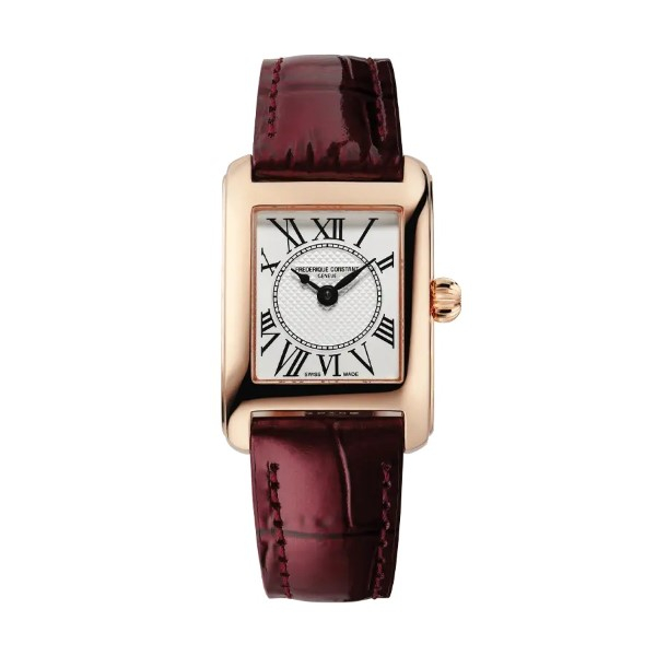 Montre Frederique Constant Classics Carrée Bracelet Cuir